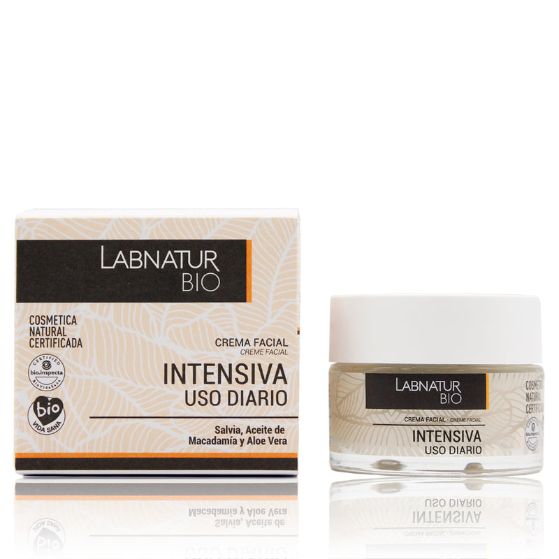 Crema Facial Intensiva Con Salvia - 50ml. Labnatur Bio. Herbolario Salud Mediterranea