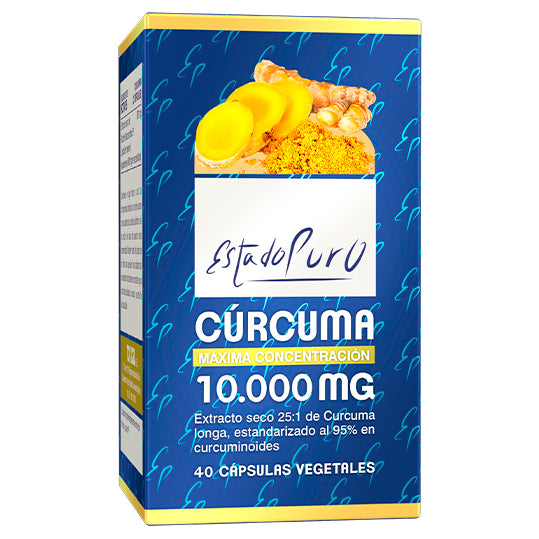 Curcuma 10.000 mg - 40 Cápsulas. Tongil. Herbolario Salud Mediterránea