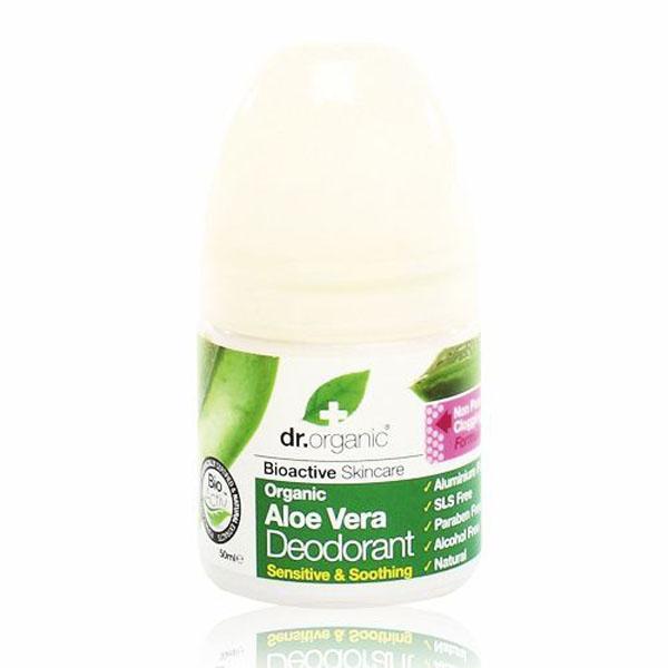 Desodorante Roll On. Aloe Vera - 50 ml. Dr Organic. Herbolario Salud Mediterranea