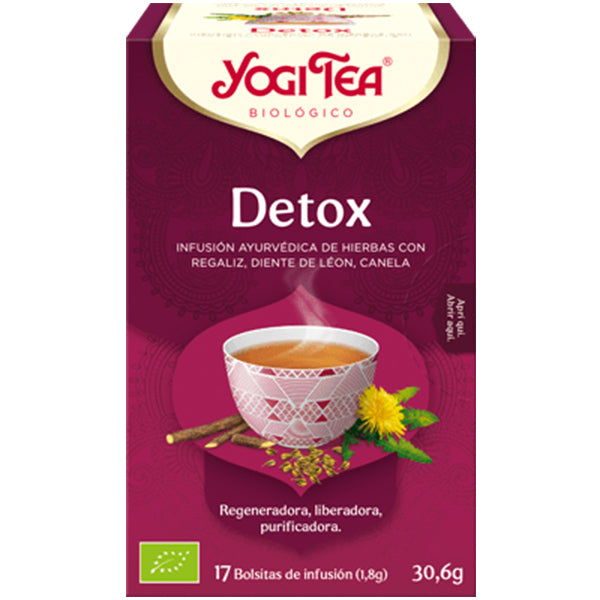 Detox - 17 Filtros. Yogi Tea. Herbolario Salud Mediterránea