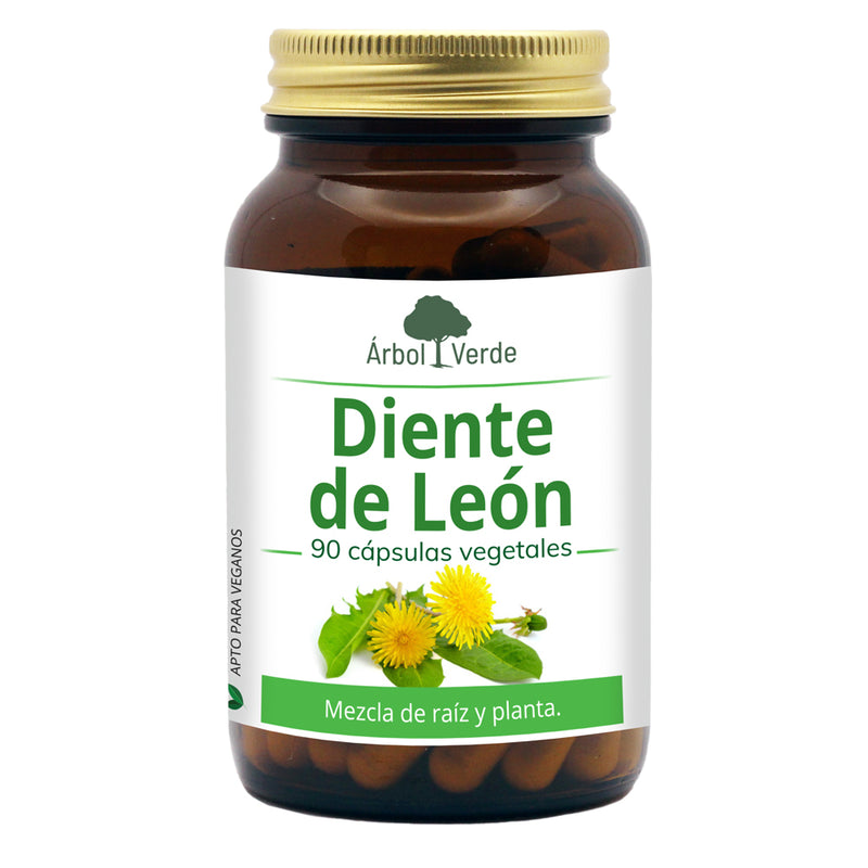 Diente de León - 90 Cápsulas. Árbol Verde. Herbolario Salud Mediterránea