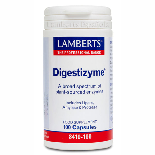 Digestizyme - 100 Cápsulas. Lamberts. Herbolario Salud Mediterranea
