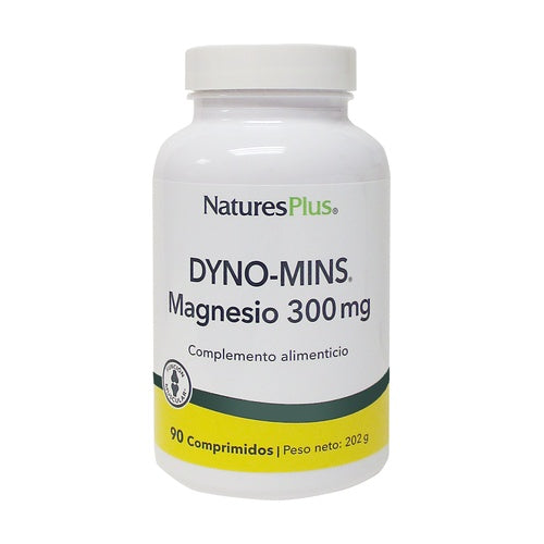 Dyno Mins. Magnesio - 90 Comprimidos. Natures Plus. Herbolario Salud Mediterránea