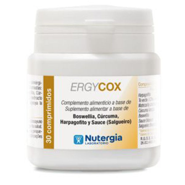 ErgyCox - 30 Comprimidos. Nutergia