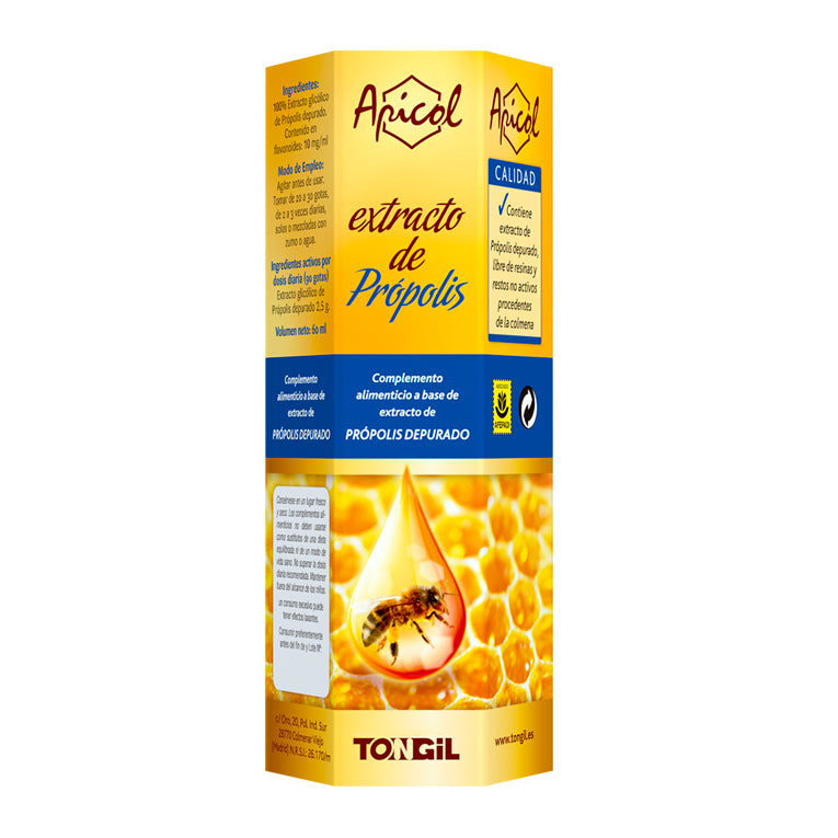 Apicol Extracto de Própolis - 60 ml. Tongil. Herbolario Salud Mediterránea