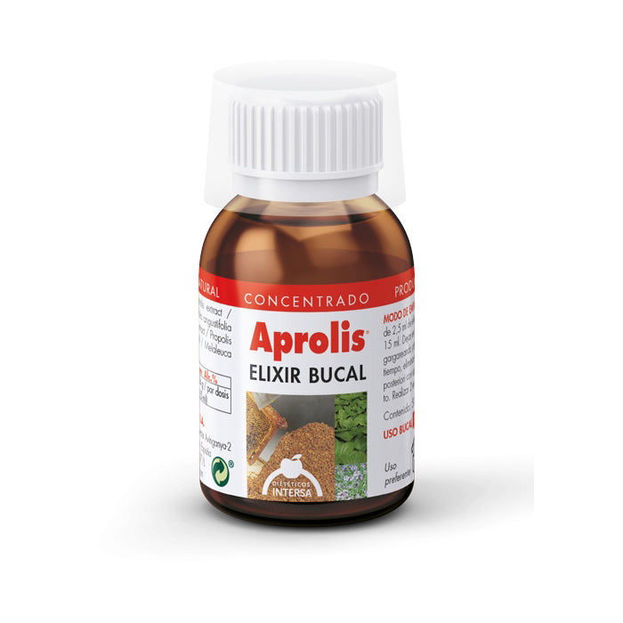 Bote de Aprolis Elixir Bucal - 30 ml. Dietéticos Intersa. Herbolario Salud Mediterránea