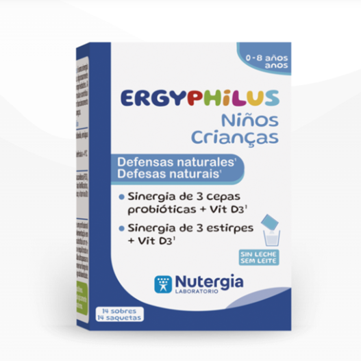 ErgyPhilus Niños - 14 Sobres. Nutergia. Herbolario Salud Mediterránea