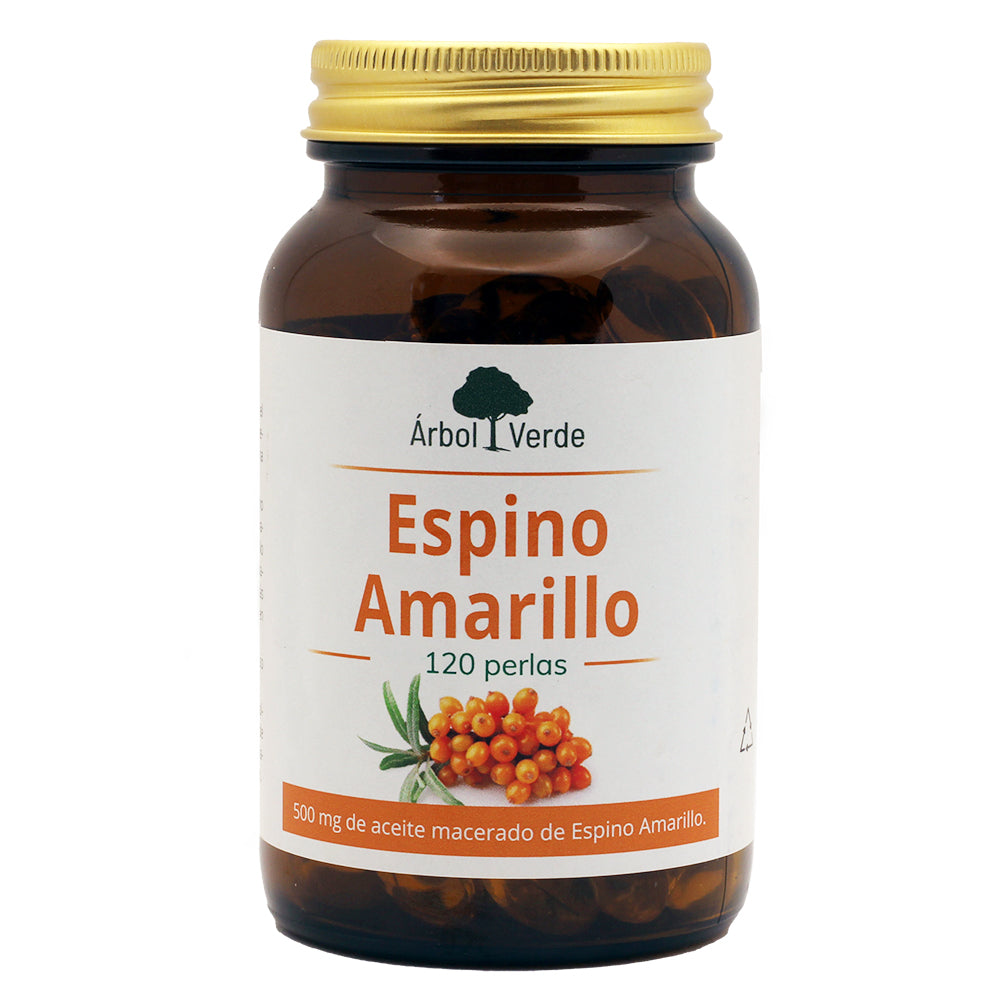 Espino Amarillo - 120 Perlas. Árbol Verde. Herbolario Salud Mediterranea