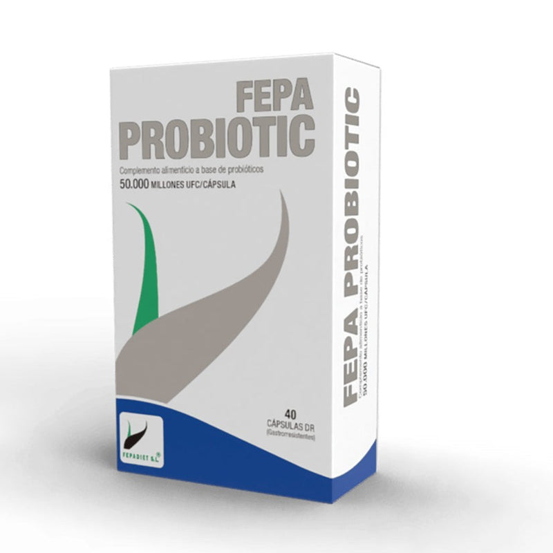 Fepa Probiotic - 40 Cápsulas. Fepadiet. Herbolario Salud Mediterranea