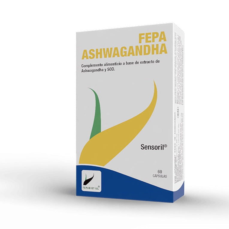 Fepa Ashwagandha + SOD (Sensoril), Fepadiet, Herbolario Salud Mediterranea
