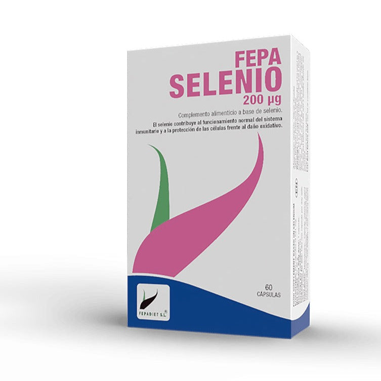 Fepa Selenio 200 ug - 60 Cápsulas. Fepadiet. Herbolario Salud Mediterranea