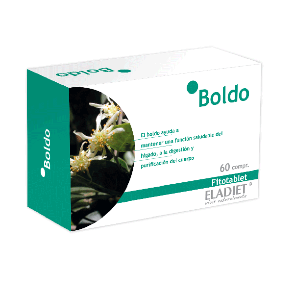 Boldo - 60 Comprimidos. Eladiet. Herbolario Salud Mediterranea