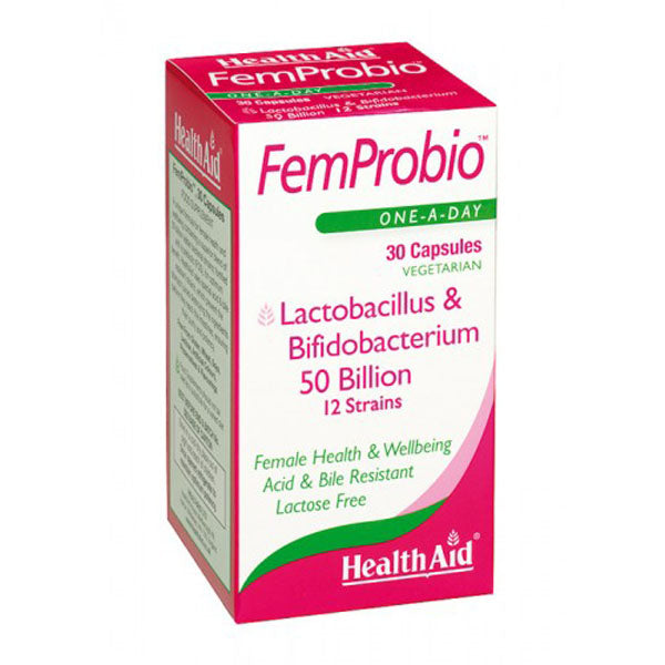 FemProbio - 30 Cápsulas. Health Aid. Herbolario Salud Mediterránea