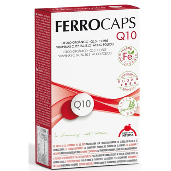 FerroCaps Q10 - 60 Cápsulas. Dietéticos Intersa. Herbolario Salud Mediterránea