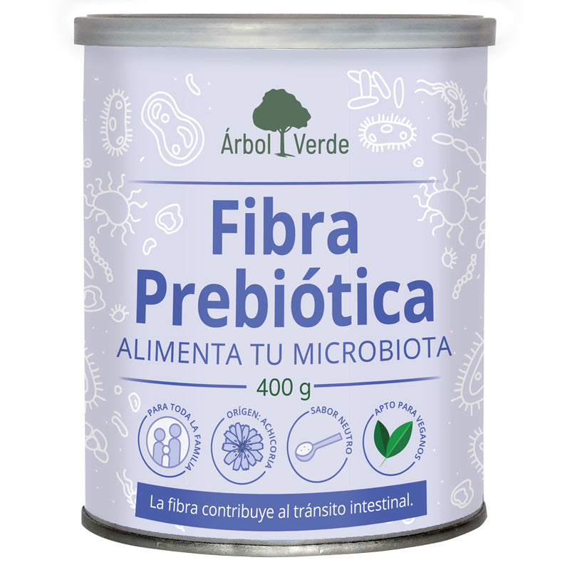 Fibra Prebiótica (antes F.O.S.) - 400 g. Árbol Verde. Herbolario Salud Mediterránea