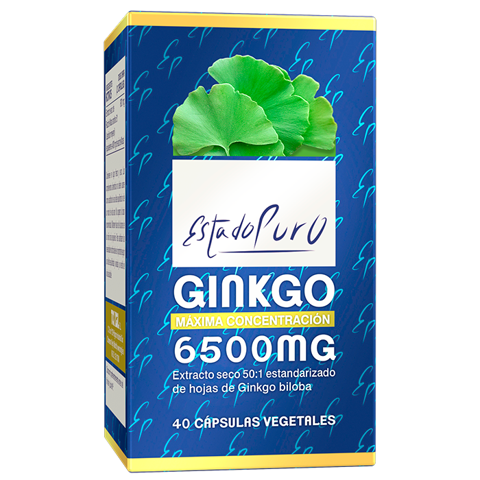 Ginkgo 6500 mg - 40 Cápsulas. Tongil. Herbolario Salud Mediterránea