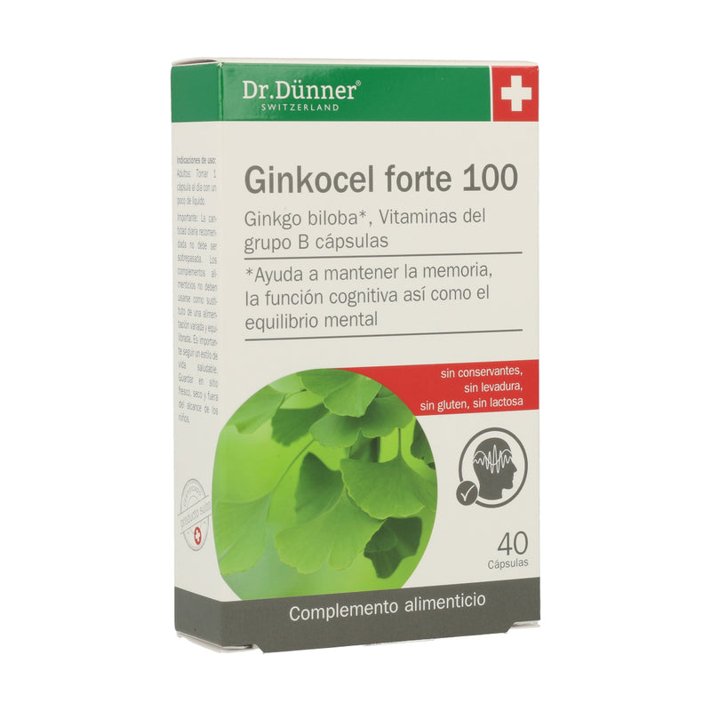 Ginkocel - 40 Grageas. Dr. Dünner. Herbolario Salud Mediterranea