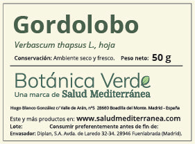 Gordolobo en hoja. Planta en bolsa - 50 gr. Botánica Verde