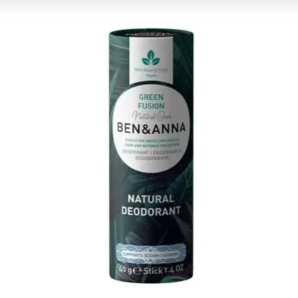 Desodorante Natural Stick. Green Fusion.  - 40g. Ben & Anna. Herbolario Salud Mediterranea
