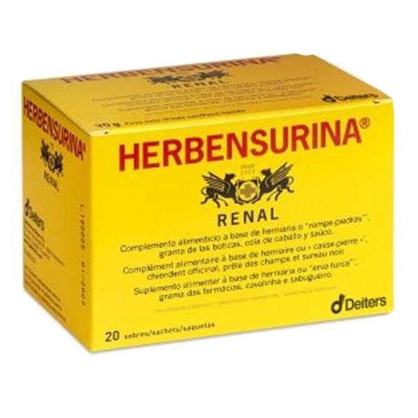 Herbesurina - 20 Infusiones. Deiters. Herbolario Salud Mediterranea