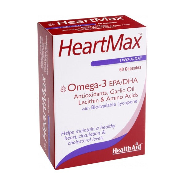 HeartMax- 60 cápsulas. Health Aid. Herbolario Salud Mediterránea