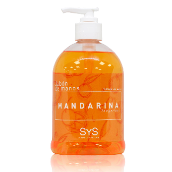 Jabón Manos Mandarina - 500ml. SYS Cosmética. Herbolario Salud Mediterranea