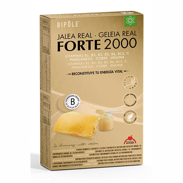 Bipole Jalea Real Forte 2000 - 20 Ampollas. Dietéticos Intersa. Herbolario Salud Mediterránea