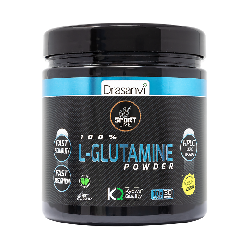 L-Glutamina Sabor Limón - 300 g. Sport Live Drasanvi. Herbolario Salud Mediterranea