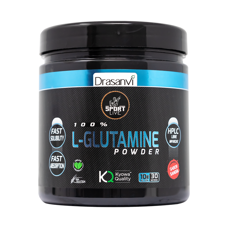 L-Glutamina Sabor Sandía Sport Live 300 g Drasanvi. Herbolario Salud Mediterranea