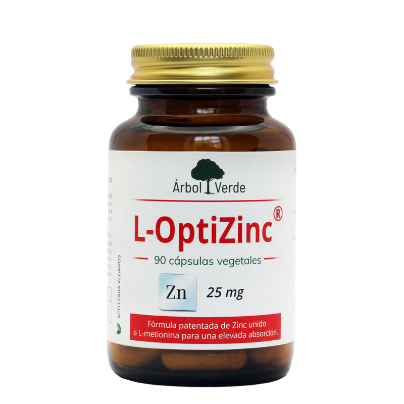 L-Optizinc - 90 Cápsulas. Árbol Verde. Herbolario Salud Mediterránea