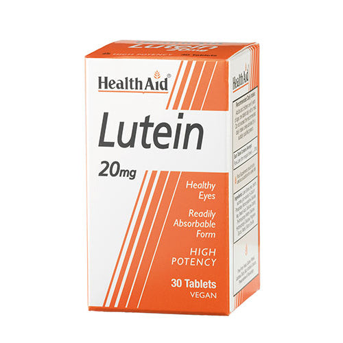 Luteína 20 mg - 30 Comprimidos. Health Aid