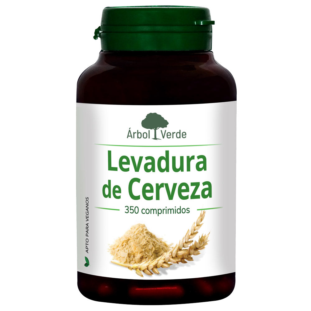 Levadura de Cerveza - 350 Comprimidos. Árbol Verde. Herbolarios Salud Mediterránea.