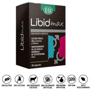 LibidMax - 30 Cápsulas. ESI. Herbolario Salud Mediterranea