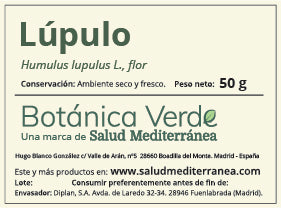Lúpulo en flor. Planta en bolsa - 50 gr. Botánica Verde