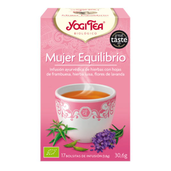 Mujer Equilibrio - 17 Filtros. Yogi Tea. Herbolario Salud Mediterránea
