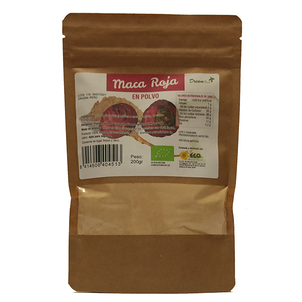 Maca Roja en Polvo - 200 g. Dream Foods