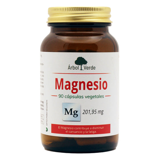 Magnesio - 90 Cápsulas. Árbol Verde. Herbolario Salud Mediterránea
