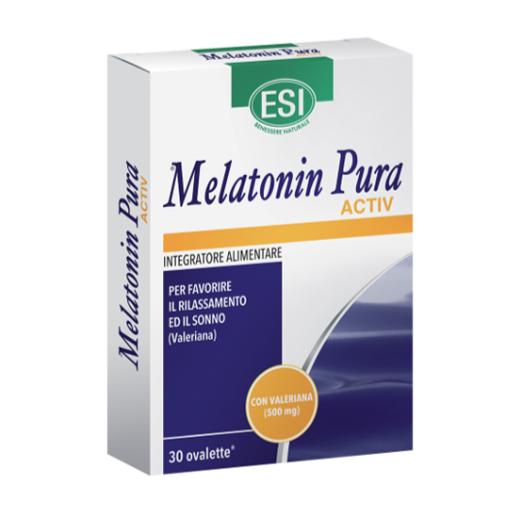 Melatonina Pura Activ con Valeriana - 30 Tabletas. ESI. Herbolario Salud Mediterranea