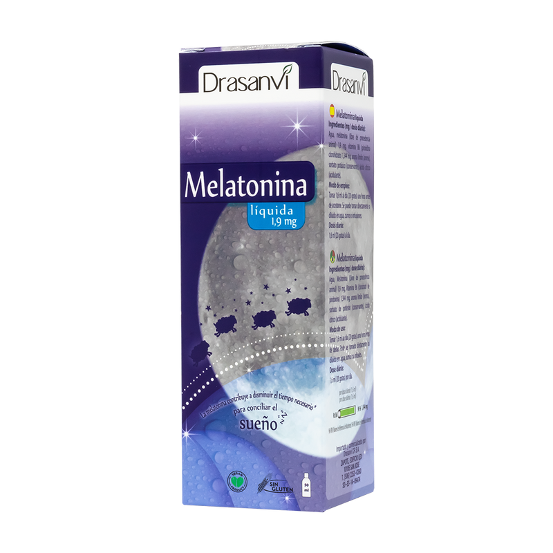 Melatonina Líquida 1.9 mg - 50 ml. Drasanvi. Herbolario Salud Mediterránea