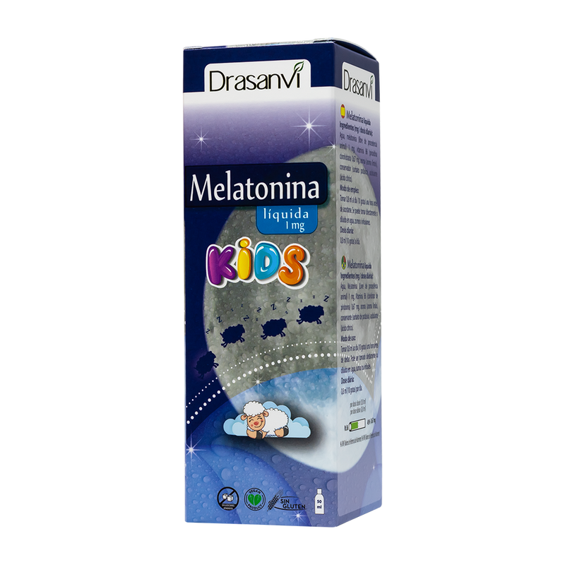 Melatonina Liquida Kids 1mg - 50 ml. Drasanvi. Herbolario Salud Mediterránea