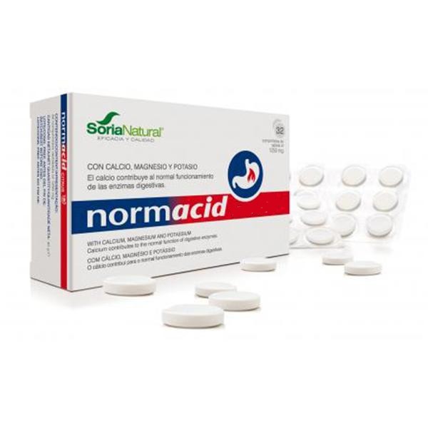 Normacid - 32 Comprimidos. Soria Natural, Herbolario Salud Mediterranea