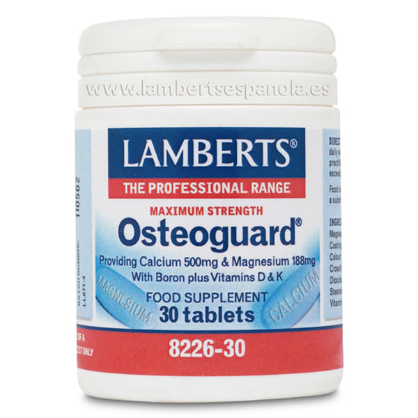 Osteoguard - 30 Tabletas. Lamberts, Herbolario Salud Mediterranea