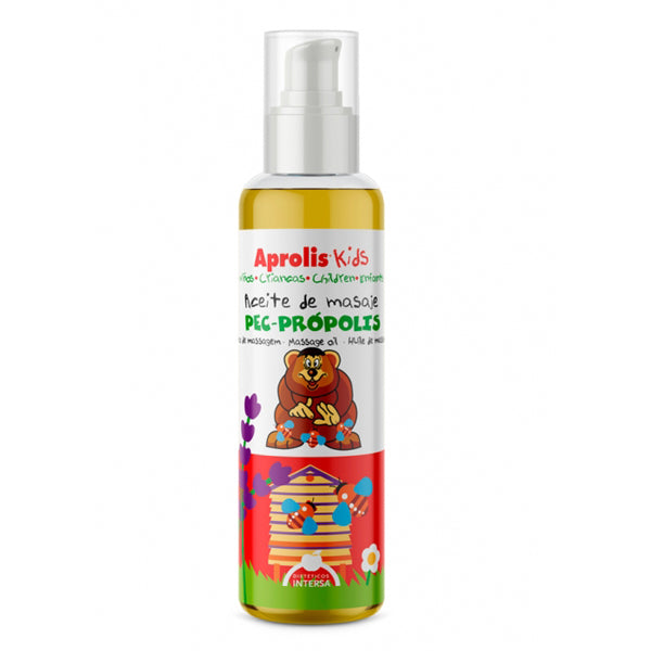 Bote de Aprolis Kids PecPrópolis Aceite de Masaje - 100 ml. Dietéticos Intersa. Herbolario Salud Mediterránea