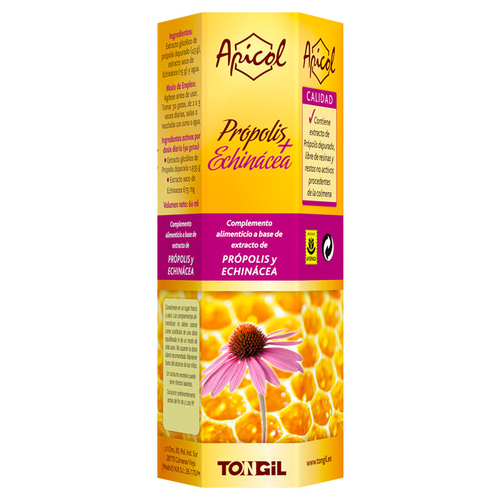 Apicol Propolis + Echinacea - 60 ml. Tongil