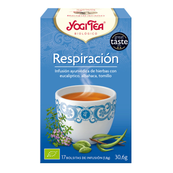Respiración - 17 Filtros. Yogi Tea. Herbolario Salud Mediterranea