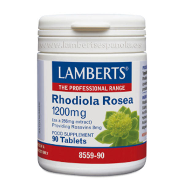 Rhodiola Rosea 1200 mg - 90 Tabletas. Lamberts. Herbolario Salud Mediterránea