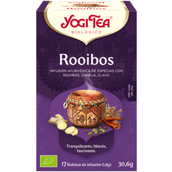 Rooibos - 17 Filtros. Yogi Tea. Herbolario Salud Mediterranea
