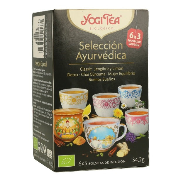 Selección Ayuvedica - 18 Filtros. Yogi Tea. Herbolario Salud Mediterranea