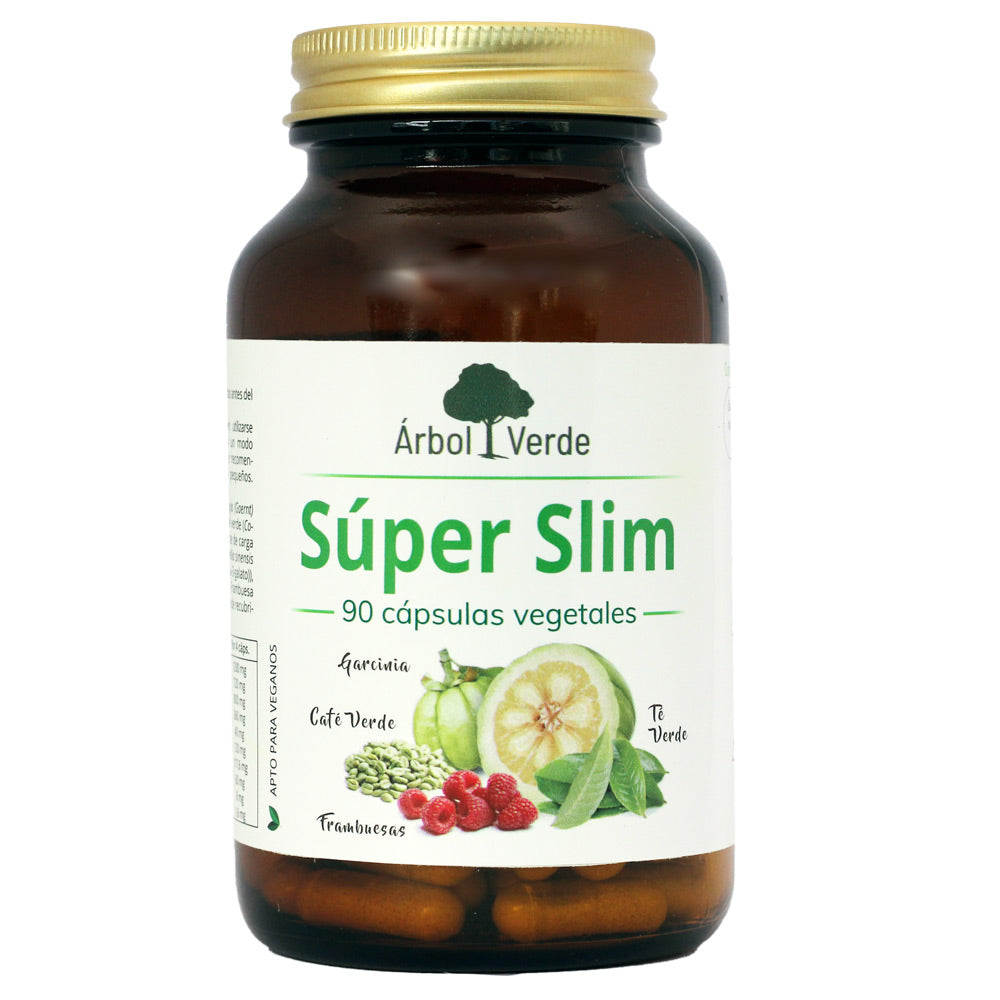 Súper Slim - 90 Cápsulas. Árbol Verde. Herbolario Salud Mediterranea