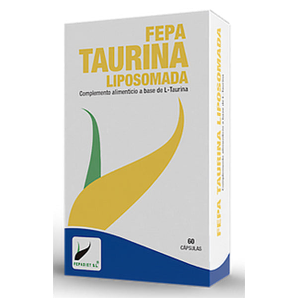 Fepa Taurina Liposomada - 60 Cápsulas. Fepadiet. Herbolario Salud Mediterránea